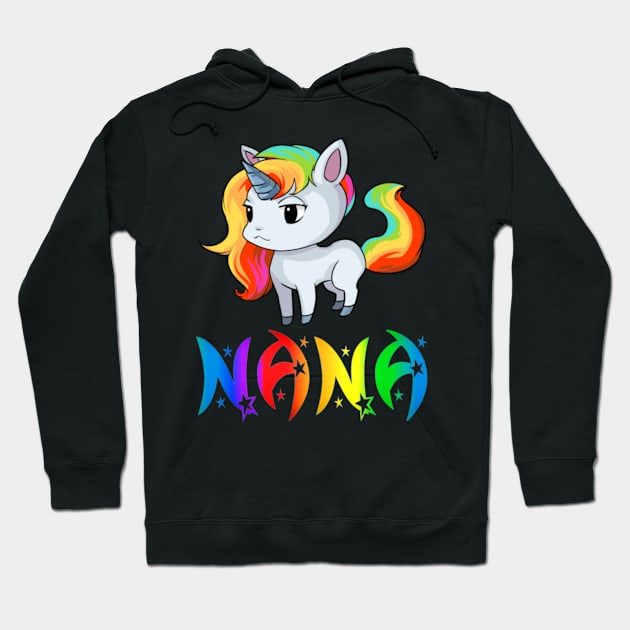 Nana Unicorn Hoodie by tomhilljohnez